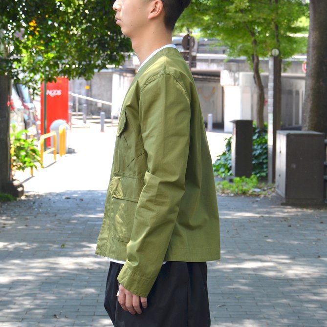 【40% OFF SALE】STUDIO NICHOLSON(スタジオニコルソン)/ MUCLUC JACKET -ARMY GREEN- #SN-301(3)
