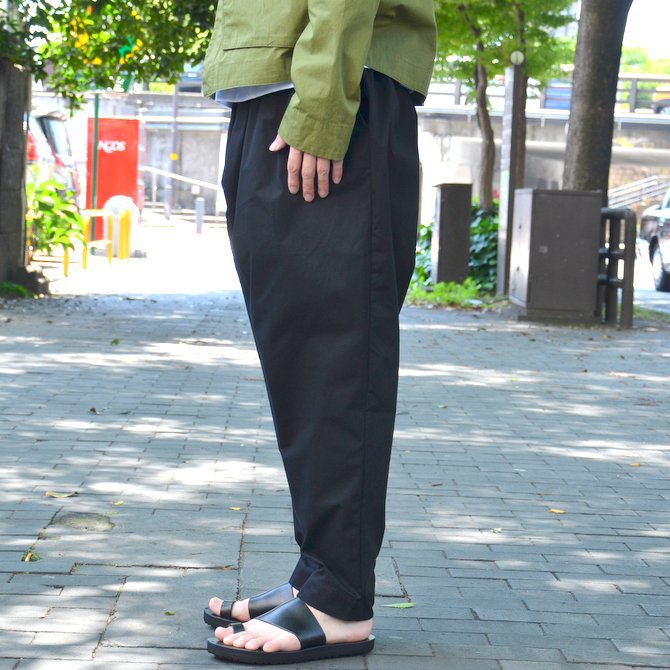 【30% OFF SALE】STUDIO NICHOLSON(スタジオニコルソン)/ VACATION PANT -BLACK- #SN-300(3)