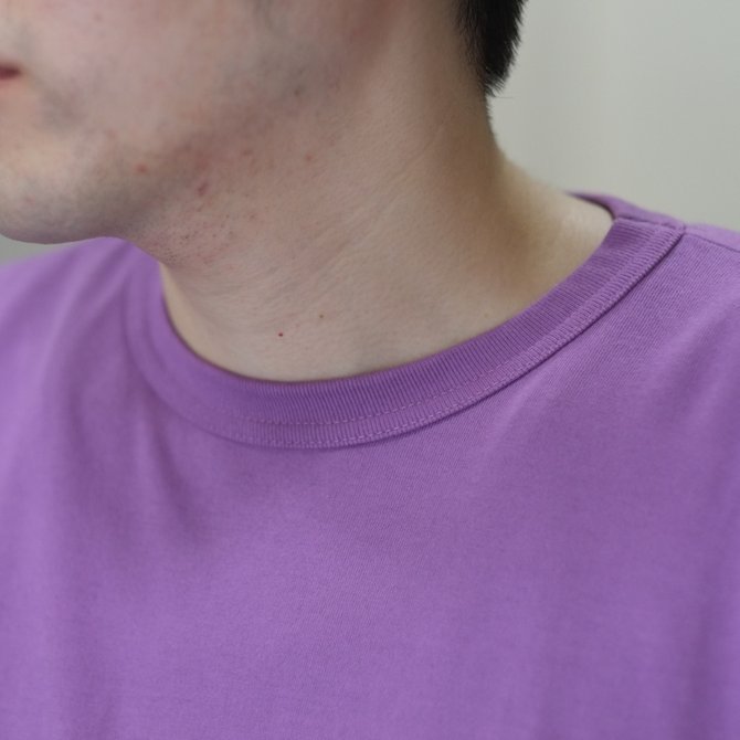 【2018 SS】AURALEE(オーラリー)/ SOFT CORD L/S TEE -PURPLE- #A8SP01MT(3)
