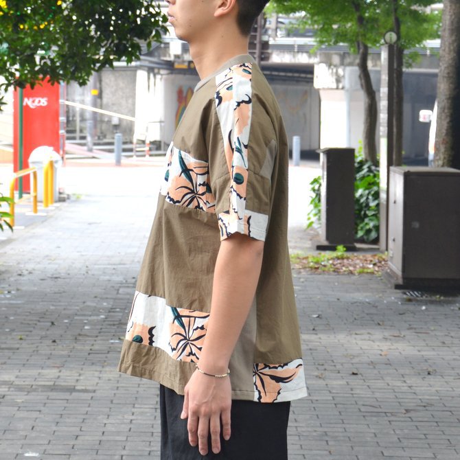 【40% OFF SALE】SLOWGUN(スロウガン)/ プリティッシュPTマテ布帛TEE -(A)BEIGE- #380906(3)