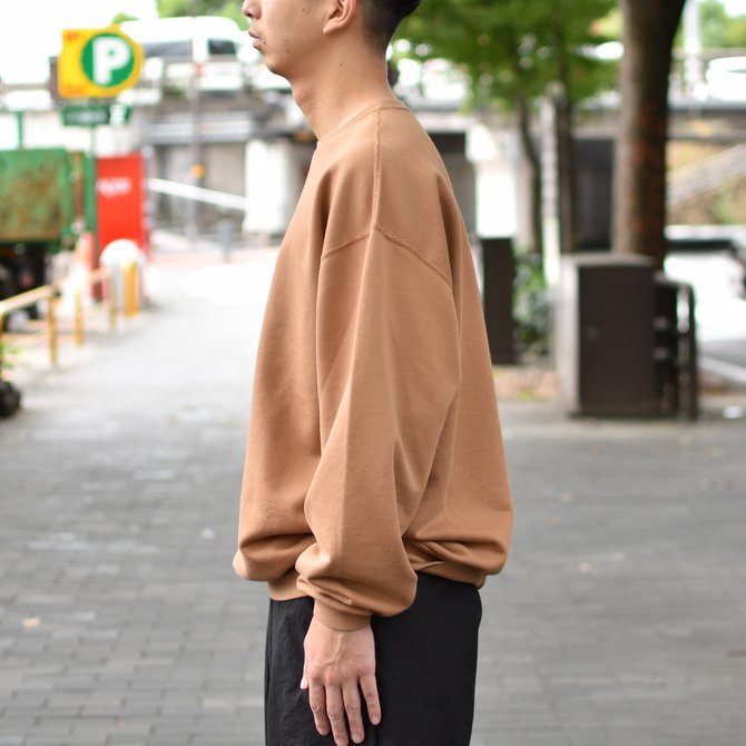 【2018 AW】 AURALEE(オーラリー)/ SUPER SOFT HEAVY SWEAT P/O -BROWN- #A8AP01GU(3)