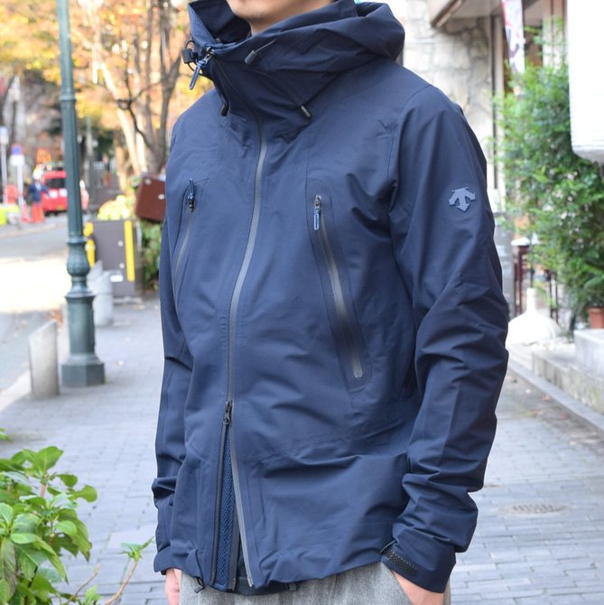 DESCENTE ALLTERRAIN(オルテライン)/ACTIVE SHELL JACKET -NAVY- #DAMMGC45(3)