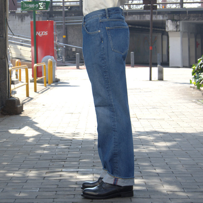 【20 SS】 AURALEE(オーラリー)/ WASHED HARD TWIST DENIM 5P PANTS #LIGHT INDIGO A20SP07DM(3)