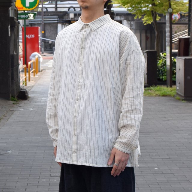 y2019 SSz toogood(gD[Obh) / THE DRAUGHTSMAN SHIRTS WIDE -TICKING STRIPE-(3)