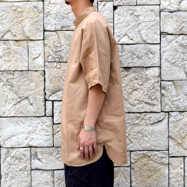 【2019 SS】MITTAN(ミッタン)/ 竹プルオーバー ロング -胡桃- #SH-18C(3)