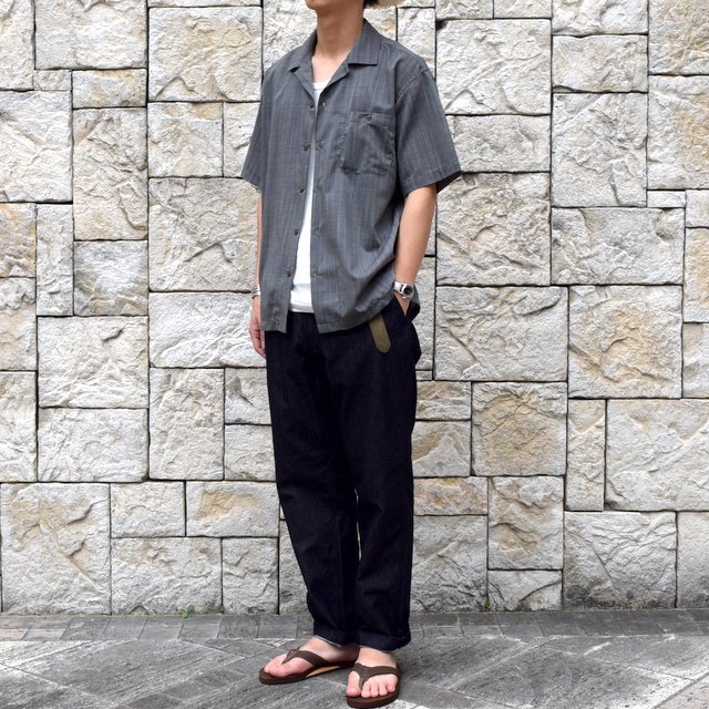 y2019 SSzBROWN by 2-tacs (uEoCc[^bNX)  OPEN COLLAR SHIRTS-GRAY- #B21-S002(3)