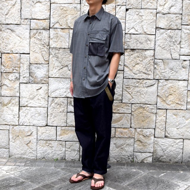 【2019 SS】BROWN by 2-tacs (ブラウンバイツータックス) TRAVELER SHIRTS-GRAY- #B21-S003(3)