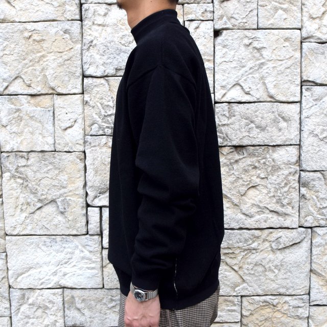 YOKE(ヨーク)/WOOL SABLE MOCK NECK L/S -BLACK- #YK19AW0075S(3)