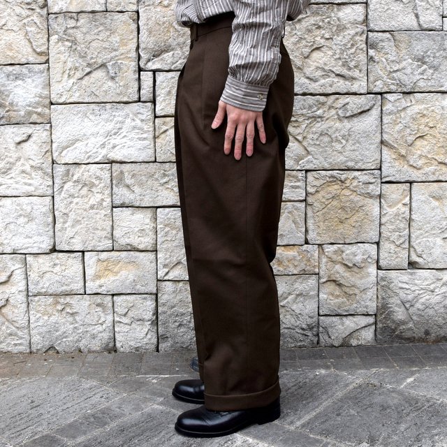 【2020 SS】NEAT(ニート)/ HOPSACK ''WIDE'' -KHAKI- #20-01HSW-KH(3)