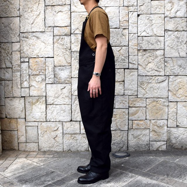 【2020 SS】NEAT(ニート)/ HOPSACK ''OVERALL'' -BLACK- #20-01HSO-BK(3)