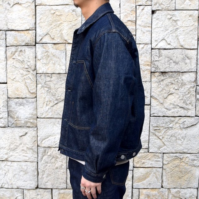 【2020 SS】 AURALEE(オーラリー)/ HARD TWIST DENIM BLOUZON -INDIGO- #A20SB01DM(3)