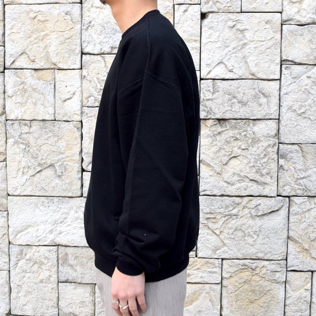 【2020 SS】AURALEE(オーラリー)/ SUPER SOFT SWEAT BIG P/O -BLACK- #A20SP02GU(3)