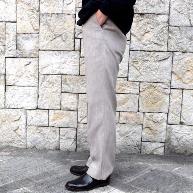 【2020 SS】AURALEE(オーラリー)/ COTTON WOOL DOUBLE CLOTH SLACKS -TOP GRAY- #A20SP02WF(3)