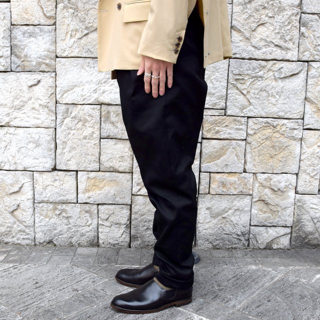【2020 SS】NEAT(ニート)/ COTTON PIQUE ''TAPERED'' -BLACK- #20-01CPT(3)