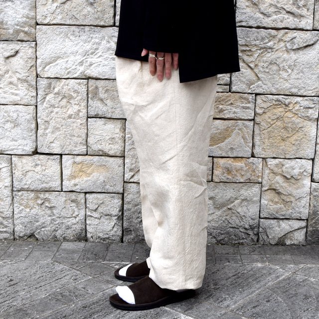 【30% off sale】【2020】MAATEE&SONS(マーティーアンドサンズ)/ 2TUCK WORK TROUSERS WIDE -NATURAL- #MT0103-0207B(3)