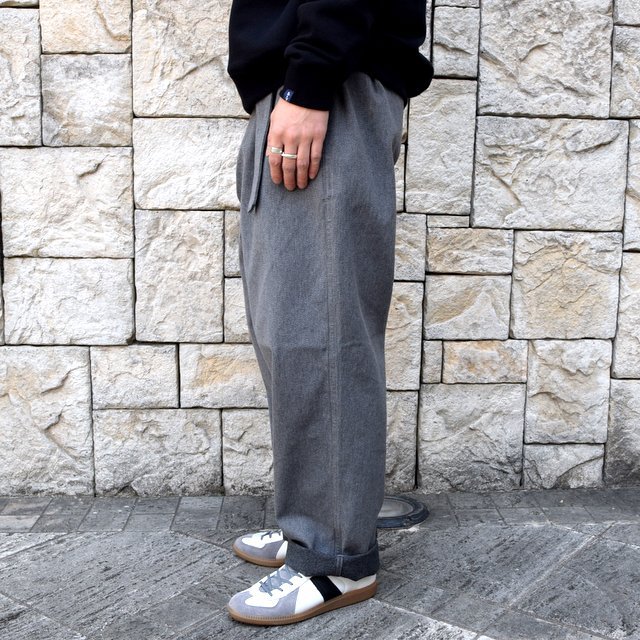 【2020】Graphpaper(グラフペーパー)/ COLORFAST DENIM BELTED PANTS -GRAY- #GM201-40096B(3)