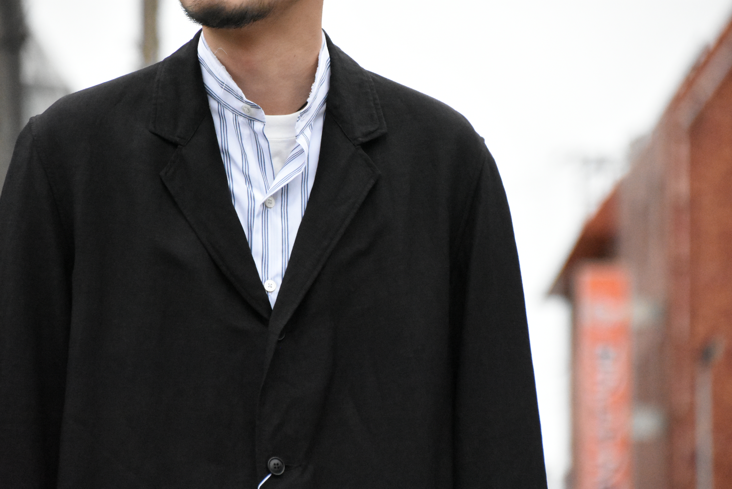 【2020 SS】COMOLI (コモリ) ヴィスコースリネンジャケット#R01-01008(3)