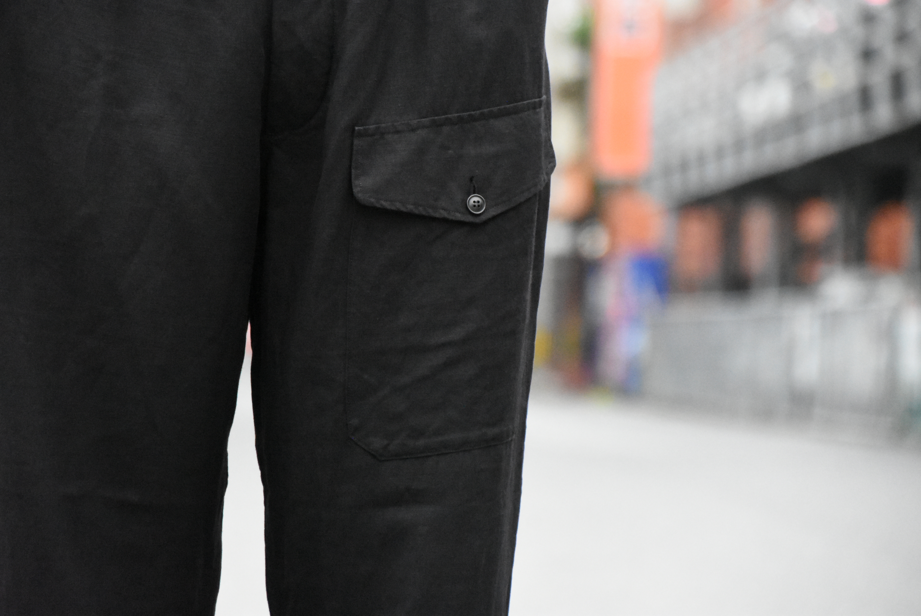 【2020 SS】COMOLI (コモリ) ヴィスコースリネンドローストリングパンツ#R01-03006(3)