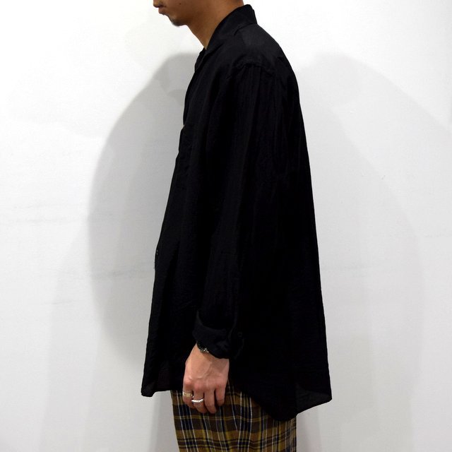 【2020 SS】KAPTAIN SUNSHINE (キャプテンサンシャイン)/ RIVIERA L/S SHIRT -BLACK- #KS20SSH03(3)