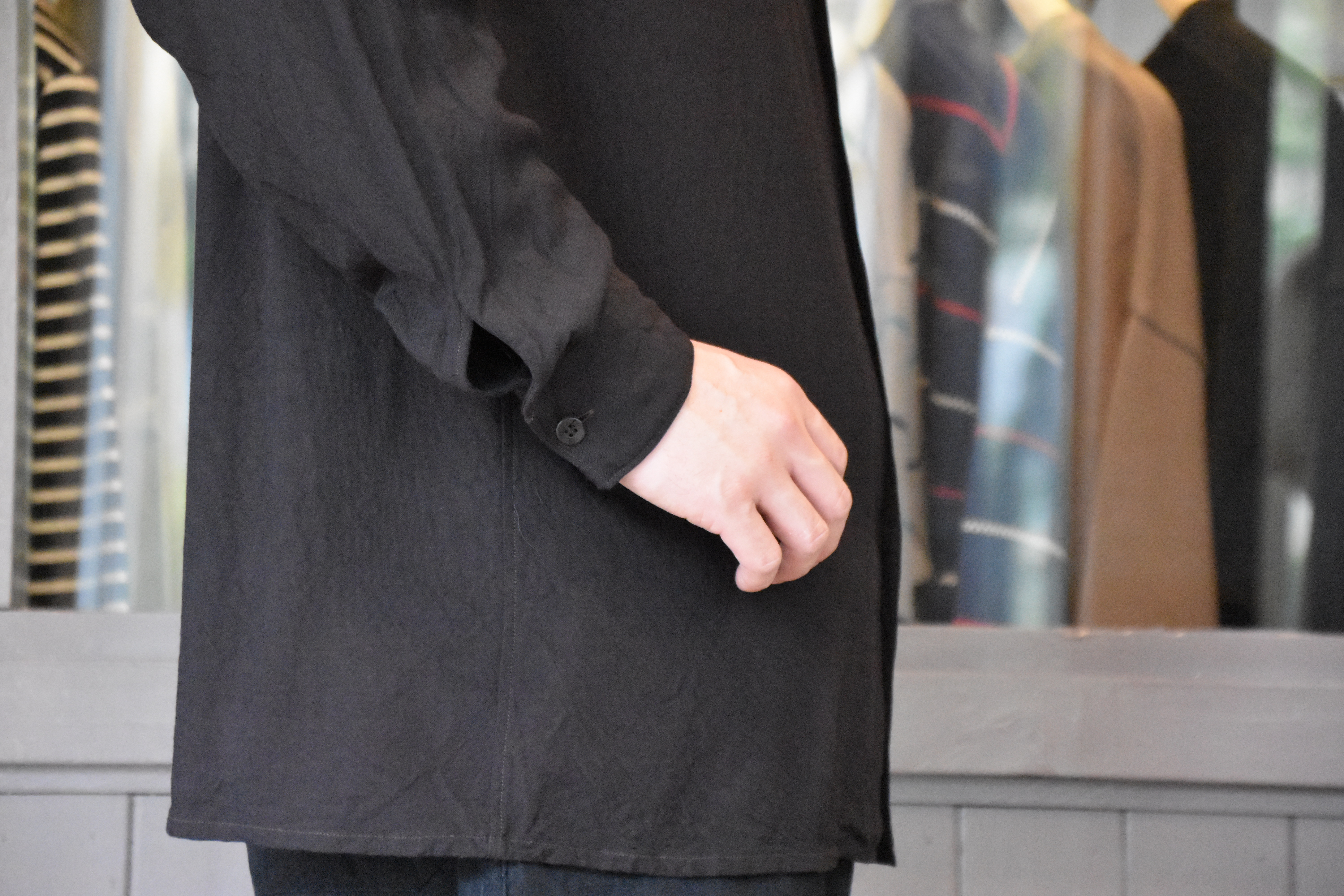 【2020 SS】COMOLI (コモリ) レーヨンオープンカラーシャツ#R01-02006(3)