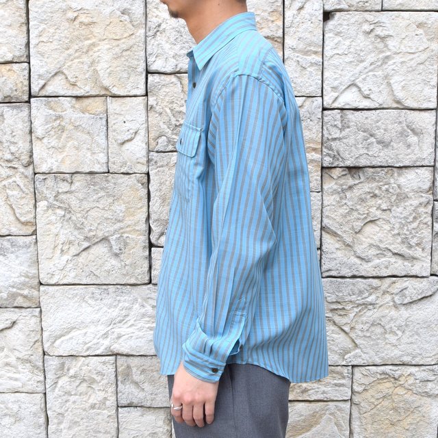【2020 SS】BROWN by 2-tacs (ブラウンバイツータックス) REGULAR COLLAR -BLUE- #B23-S001(3)