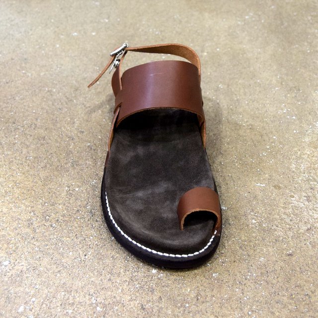 【2020】KAPTAIN SUNSHINE × PHIGVEL / GURKHA FOOTBED SANDALS -BROWN- #KS20SGD06(3)