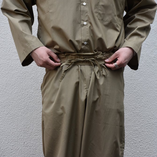 【2020 SS】 Cristaseya(クリスタセヤ)/LIGHT COTTON MOROCCAN PAJAMA PANTS -Light khaki- #02DA-C(3)