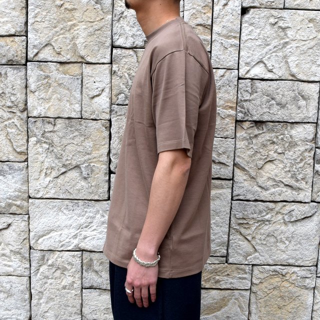 【2020 SS】AURALEE(オーラリー)/ LUSTER PLAITING TEE -L.BROWN- #A20ST02GT(3)