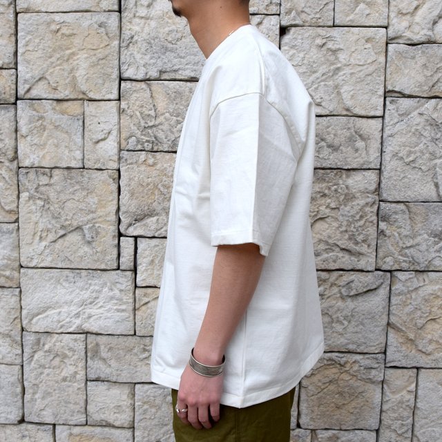 【2020 SS】AURALEE(オーラリー)/ STAND UP TEE -WHITE- #A20ST01SU(3)