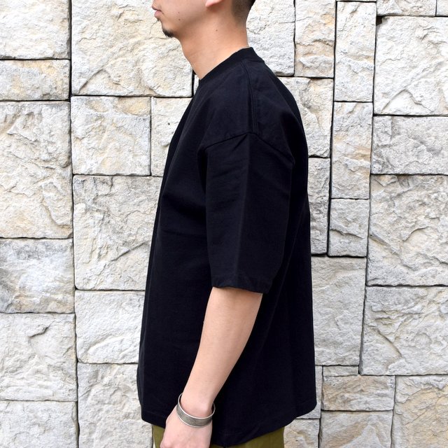 【2020 SS】AURALEE(オーラリー)/ STAND UP TEE -BLACK- #A20ST01SU(3)