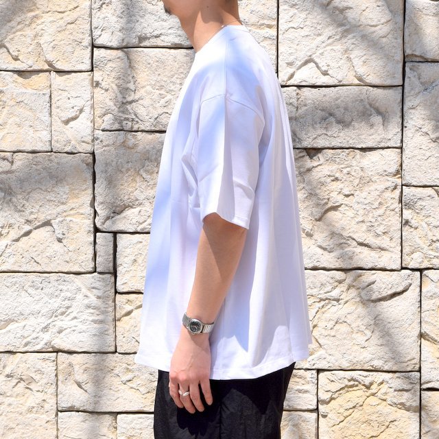 【2020 SS】Graphpaper (グラフペーパー)/ Jersey S/S Tee -WHITE- #GM201-70148B(3)