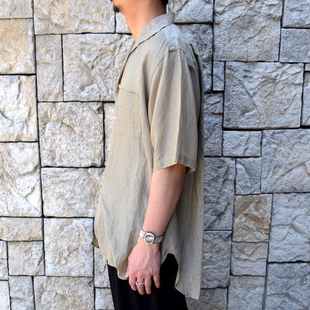 【30% off sale】【2020】KAPTAIN SUNSHINE (キャプテンサンシャイン)/ RIVIERA S/S SHIRT -KHAKI- #KS20SSH04(3)