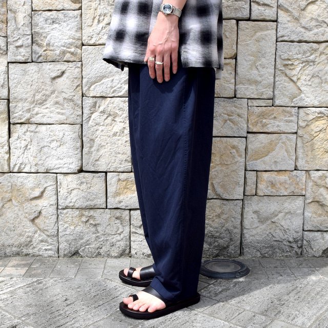 【2020 SS】holk (ホーク)/ カンフーパンツ -NAVY- #HOLK-401(3)