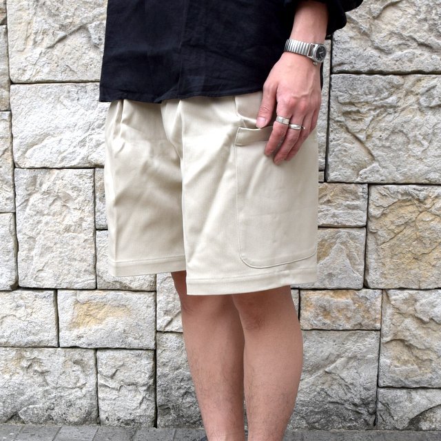 【2020 SS】NEAT(ニート)/ COTTON PIQUE CARGO SHORTS -IVORY- #20-01CPC(3)
