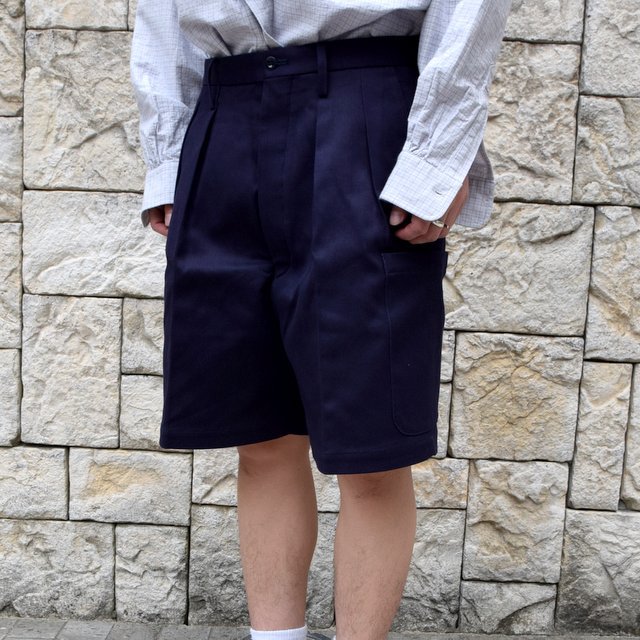 【2020】NEAT(ニート)/ COTTON PIQUE CARGO SHORTS -NAVY- #20-01CPC(3)