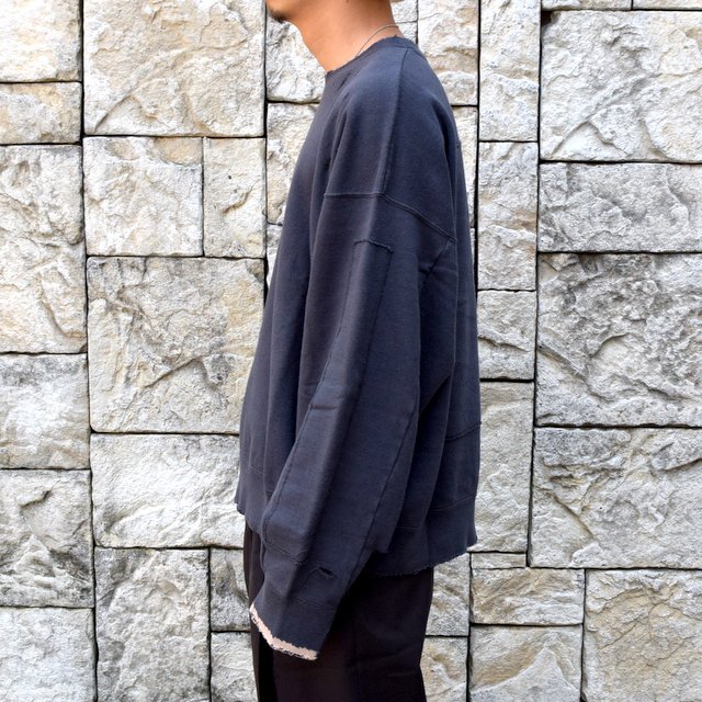 stein(シュタイン)/ OVERSIZED REBUILD SWEAT LS -CHARCOAL- #ST189(3)