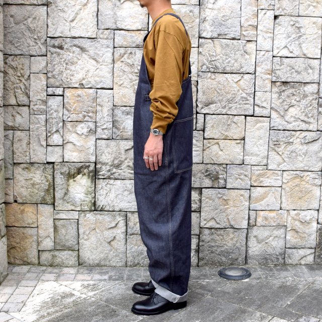 blurhms(ブラームス) /U.S COTTON DENIM OVERALLS -INDIGONAVY- #BHS20F005(3)