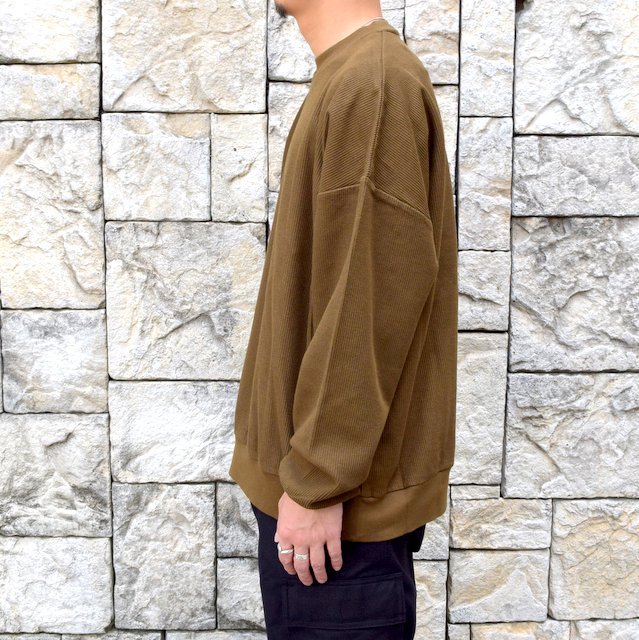 blurhms ROOTSTOCK(ブラームス) / Rough & Smooth Thermal -KHAKI BROWN-(3)