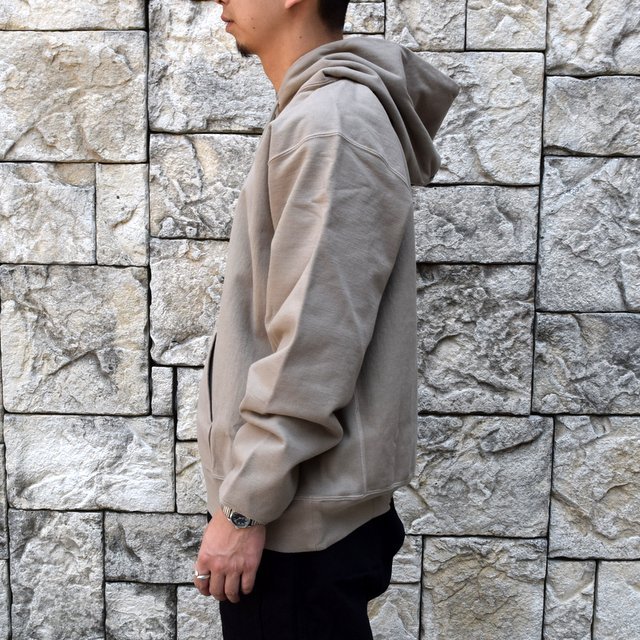 AURALEE(オーラリー)SUPER MILLED SWEAT P/O PARKA -KHAKI GRAY- #A20AP01SM(3)