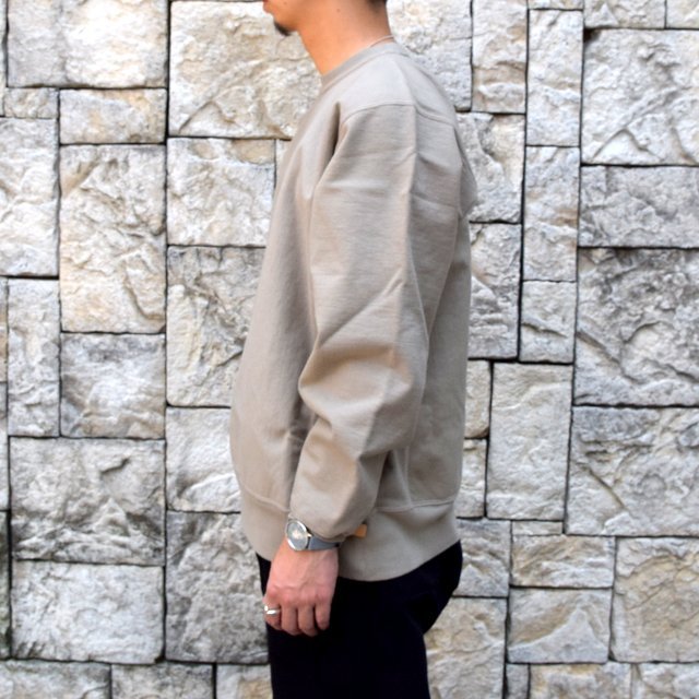 AURALEE(オーラリー) SUPER MILLED SWEAT P/O -KHAKI GRAY- A20AP02SM(3)
