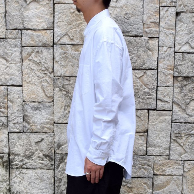 【2020】Graphpaper (グラフペーパー)/ OXFORD L/S B.D BOX SHIRT -WHITE- #GM203-50112B(3)