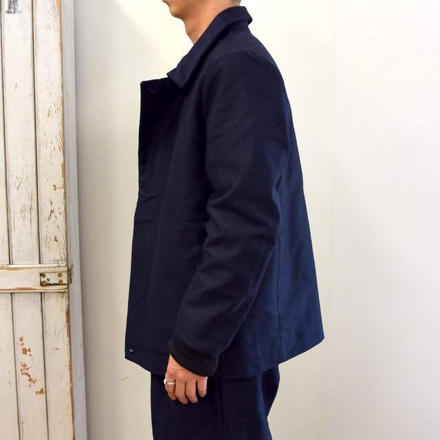 FRANK LEDER(フランクリーダー)/ MOLESKIN ZIP JACKET -NAVY- #0122044(3)