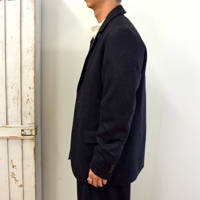 FRANK LEDER(フランクリーダー)/ LIGHT WEIGHT LODEN WOOL 2B JACKET -BLACK- #0122022(3)