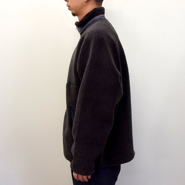 【2020】Graphpaper (グラフペーパー)/ Wool Boa Zip-Up Blouson -2色展開- #GU203-70166(3)