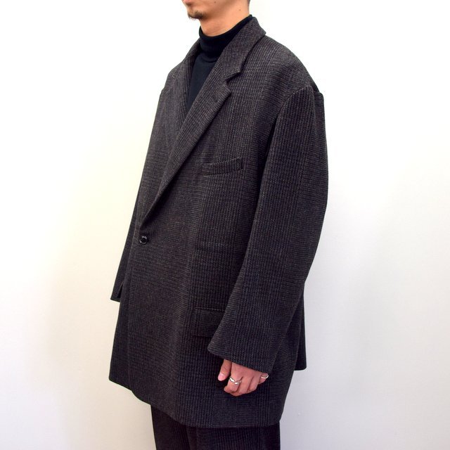 【2020】YOKE(ヨーク)/ SHETLAND WOOL 11XL JACKET COAT -GLENCHECK- #YK20AW0131J(3)
