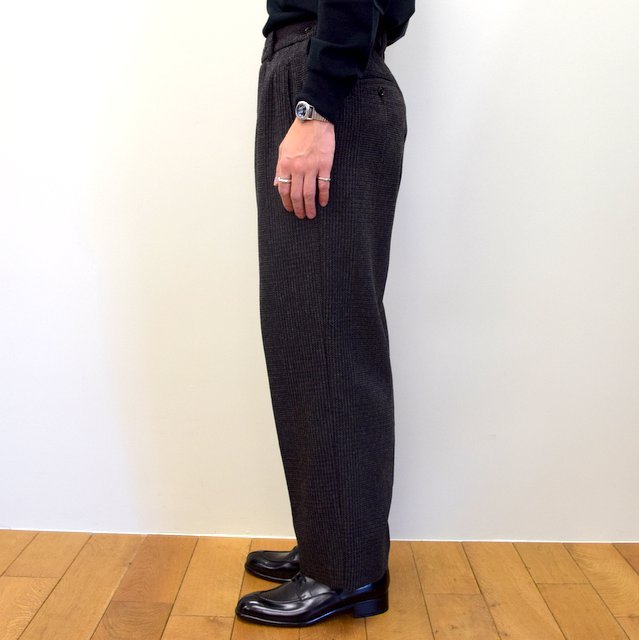YOKE(ヨーク)/ SHETLAND WOOL FRENCH GURKHA TROUSERS -GLENCHECK- #YK20AW0132P(3)