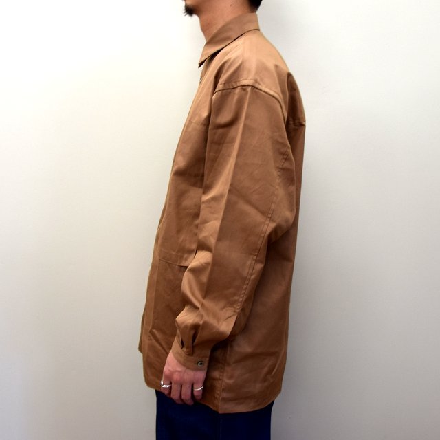 E. TAUTZ(イートウツ)/ LINEMAN SHIRT -BROWN- #6311802001(3)