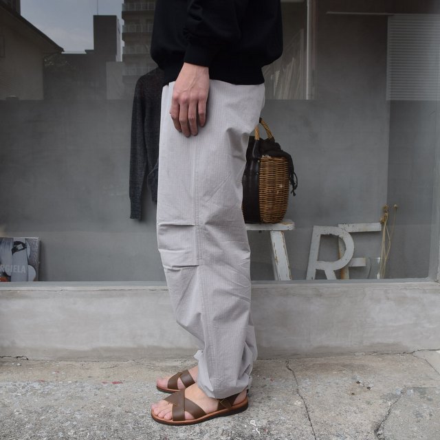AURALEE(オーラリー)/ WASHED FINX RIPSTOP CHAMBRAY FIELD PANTS(3)
