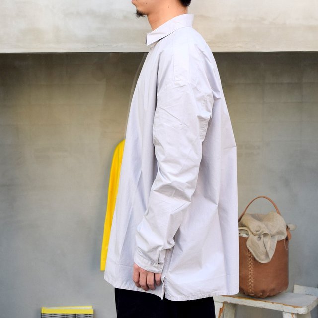 toogood(トゥーグッド)/ THE DRAUGHTSMAN SHIRT POPLIN -PALE SLATE- (3)
