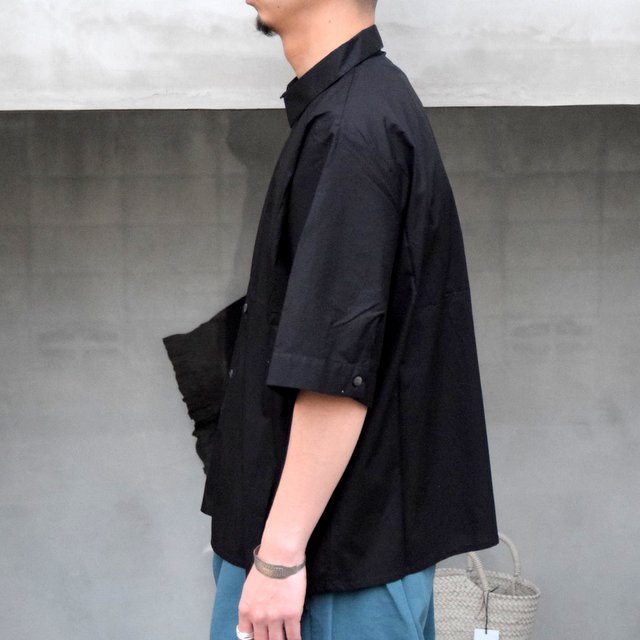 toogood(トゥーグッド)/ THE GARDENER SHIRT SHORT POPLIN -FLINT-(3)